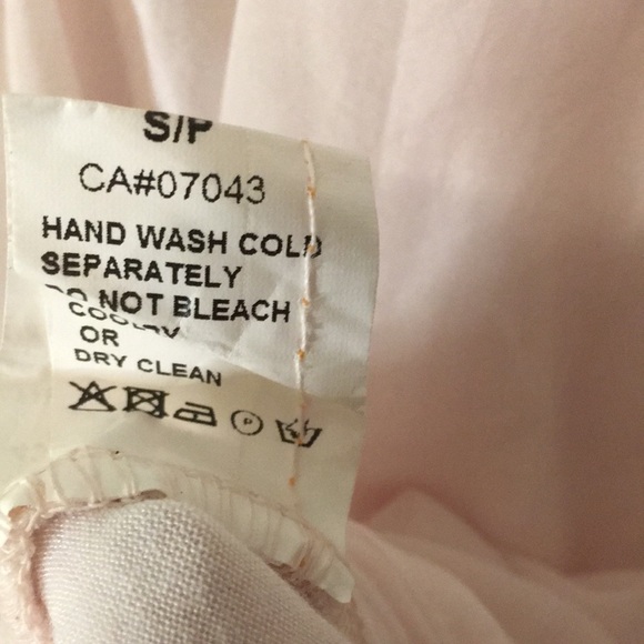 Silk Light Pink Bohemian Top - Picture 10 of 12